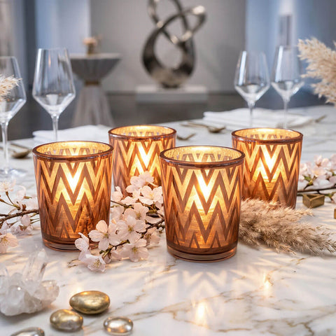 Metallic Votive Holders