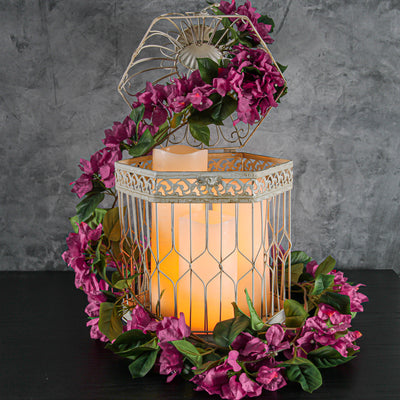 Faux Bougainvillea Garland 72" - thumbnail number 2