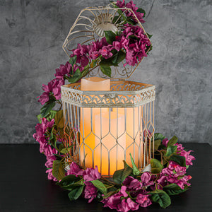 Faux Bougainvillea Garland 72"