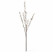 An artificial pussy willow branch with fuzzy catkins - thumbnail number 1