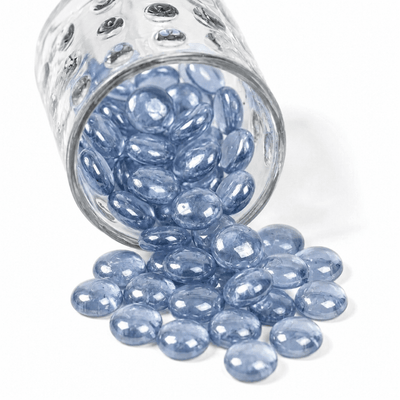 Vase Gems Light Blue .75lb (1 bag)