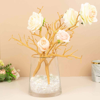 10-Pack 14″ Metallic Gold Artificial Manzanita Tree Branches - thumbnail number 2