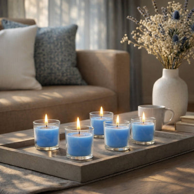 Richland Votive Candles Unscented Light Blue 10 Hour Set of 144 - thumbnail number 6