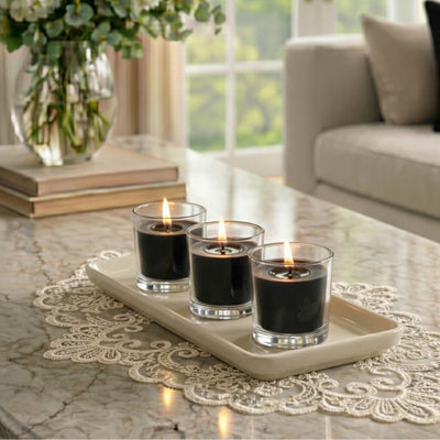 Richland Votive Candles Unscented Black 10 Hour Set of 12 - thumbnail number 6
