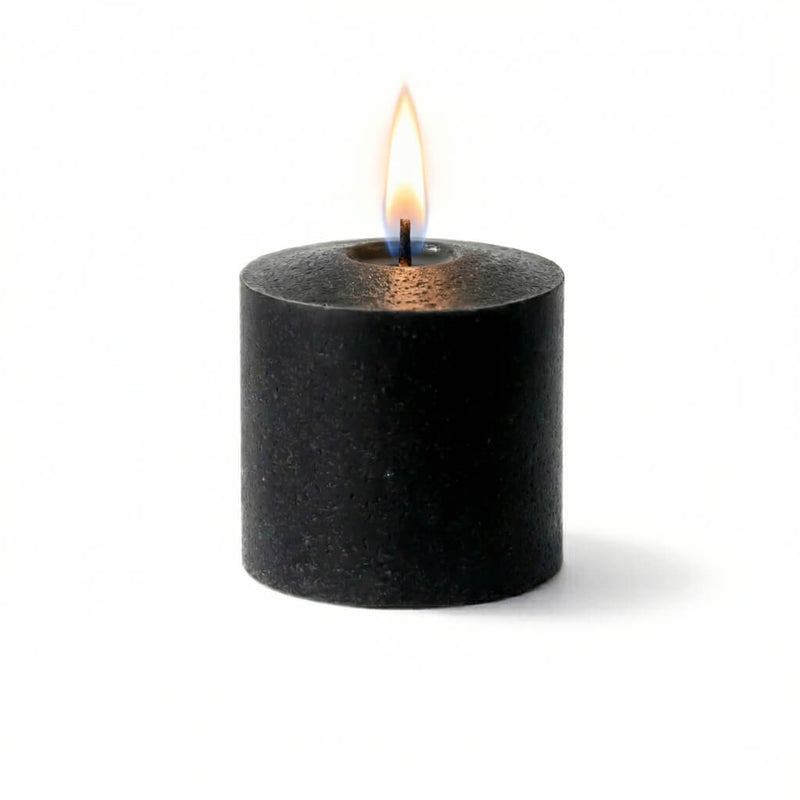 Richland Votive Candles Unscented Black 10 Hour Set of 12 - thumbnail number 2