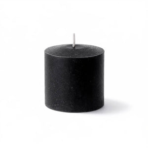 Richland Votive Candles Unscented Black 10 Hour Set of 12