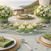 Richland Votive Candles Unscented Green 10 Hour Set of 72 - thumbnail number 4