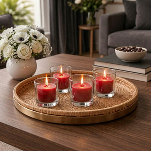 Richland Votive Candles Unscented Red 10 Hour Set of 144