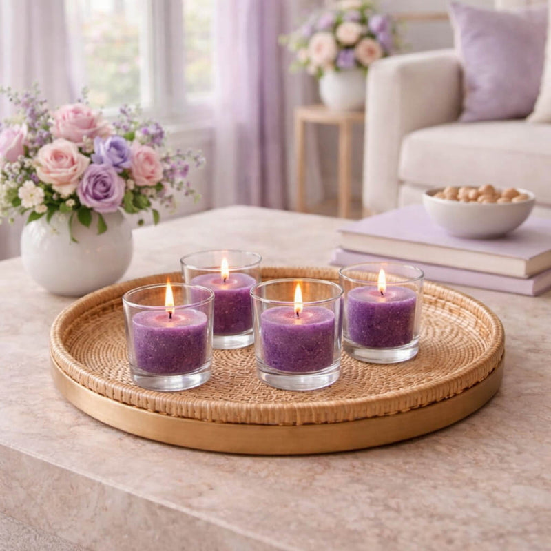 Richland Votive Candles Unscented Purple 10 Hour Set of 12 - thumbnail number 7