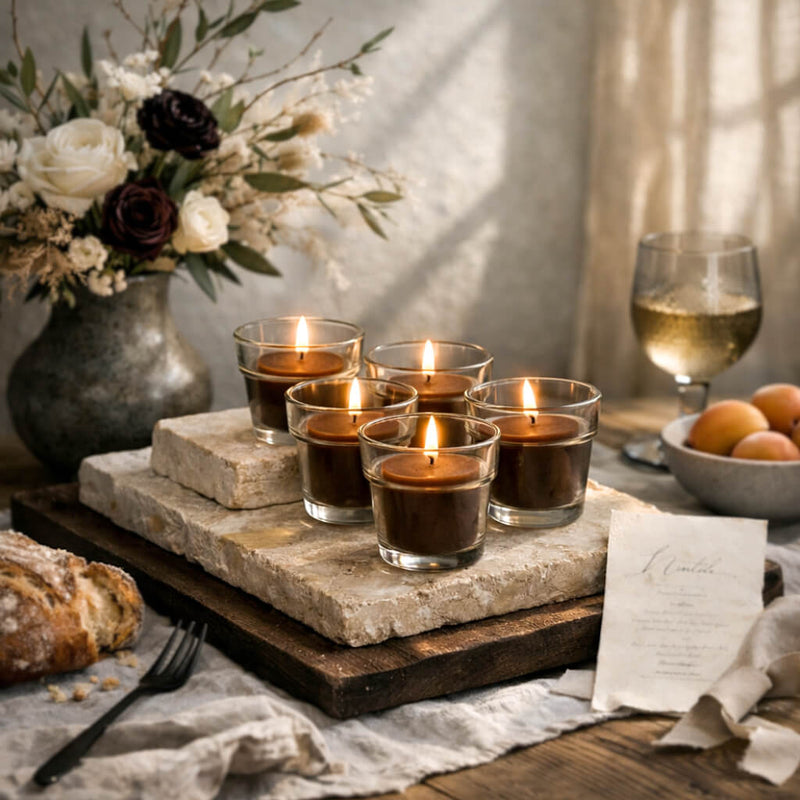 Richland Votive Candles Unscented Brown 10 Hour Set of 12 - thumbnail number 5
