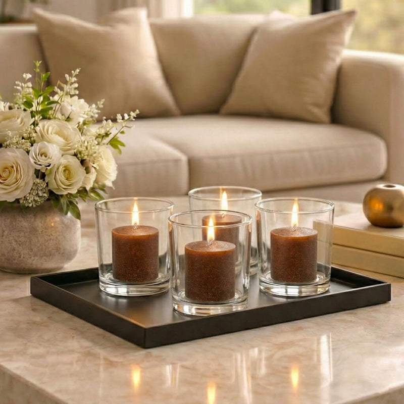 Richland Votive Candles Unscented Brown 10 Hour Set of 12 - thumbnail number 6