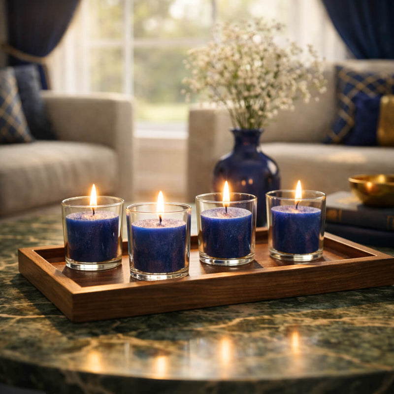 Richland Votive Candles Unscented Navy Blue 10 Hour Set of 288 - thumbnail number 6