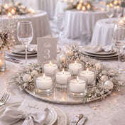 Richland Clear Cup Extended Burn Tealight Candles White Unscented Set of 400 - thumbnail number 5