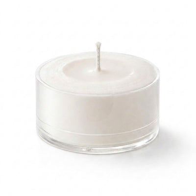 Richland Clear Cup Extended Burn Tealight Candles White Unscented Set of 100