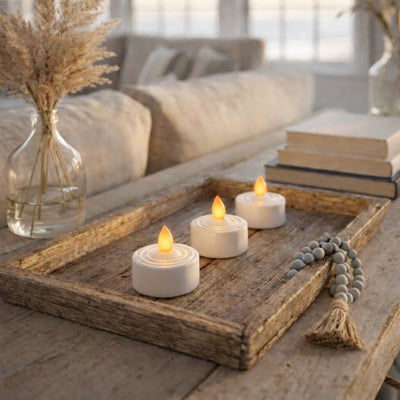 Richland Flameless LED Tealight Candles Amber Set of 12 - thumbnail number 6