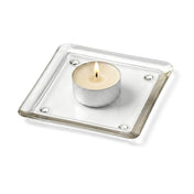 Eastland Square Glass Pillar Plate 5" Set of 36 - thumbnail number 5