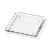 Eastland Square Glass Pillar Plate 5" Set of 36 - thumbnail number 1