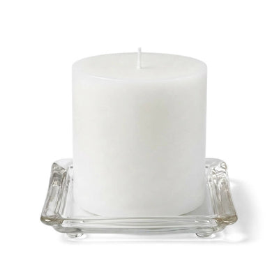 Eastland Square Glass Pillar Plate 5" Set of 36 - thumbnail number 2