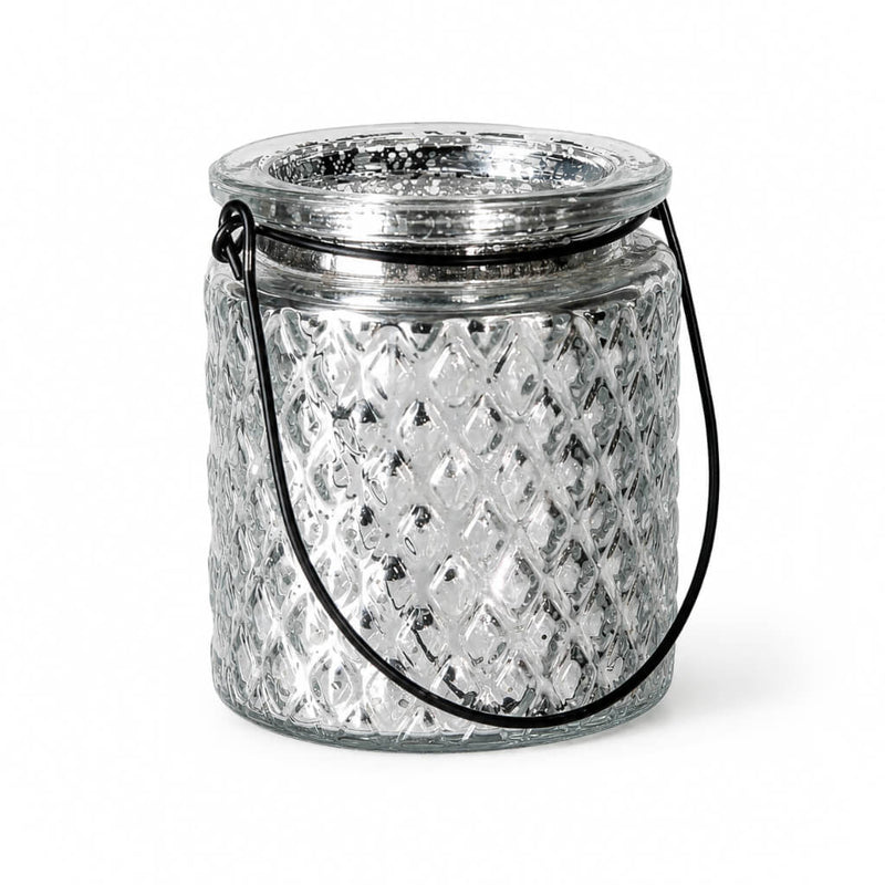 Hanging Mercury Patterned Holder with black handle on a white background - thumbnail number 1