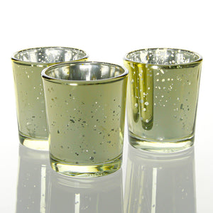 Richland Metallic Gold Mercury Votive Holders