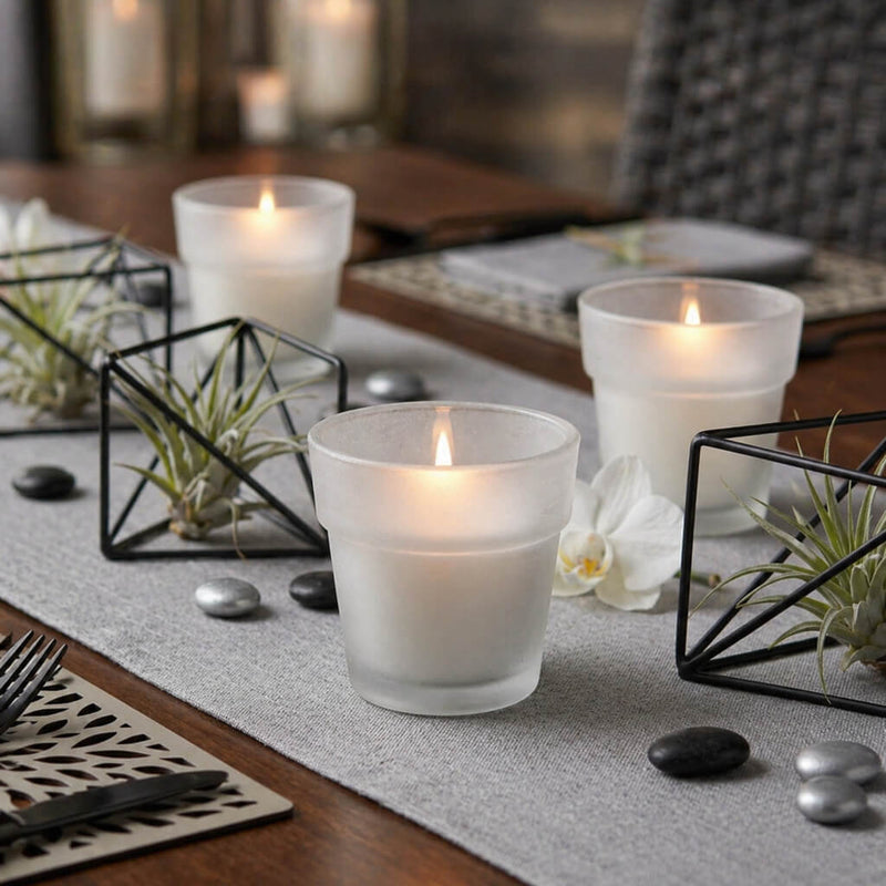 Eastland Flowerpot Votive Candle Holder Frosted Set of 72 - thumbnail number 5