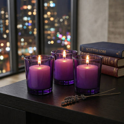 Eastland Votive Holder Purple Set of 12 - thumbnail number 7