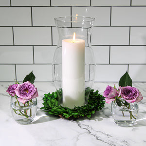 Richland Pillar Candles 3"x9" White Set of 24