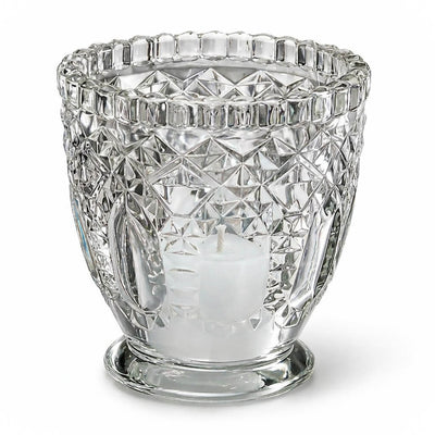 Richland Royal Textured Glass Votive Holder Grande Clear Set of 6 - thumbnail number 2