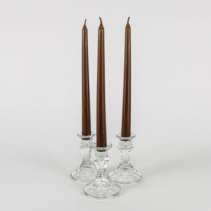 Richland Taper Candles 10" Brown