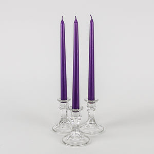 Richland Taper Candles 10" Purple