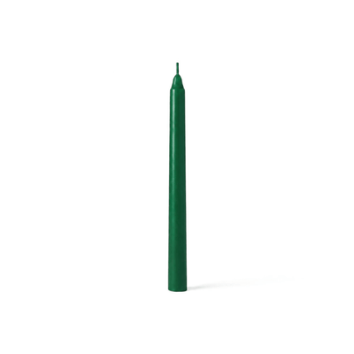 Richland Taper Candles 10" Dark Green Set of 10