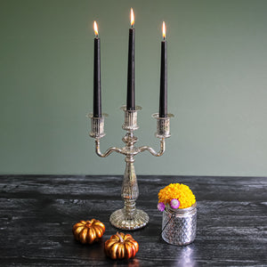 Richland Taper Candles 10" Black Set of 50