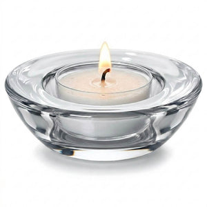 Eastland Chunky Tealight Candle Holder Clear Set of 12