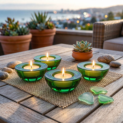 Eastland Chunky Tealight Candle Holder Green Set of 72 - Archived - thumbnail number 8