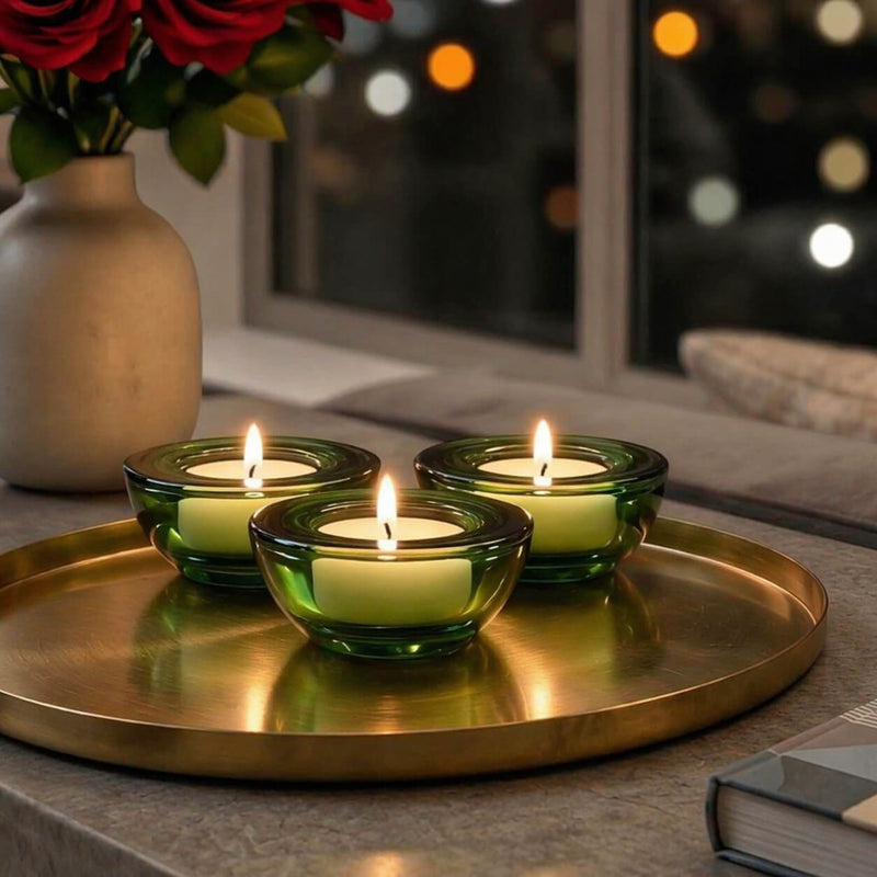 Eastland Chunky Tealight Candle Holder Green Set of 72 - Archived - thumbnail number 7