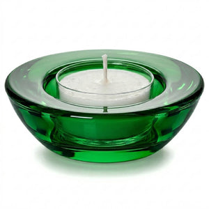 Eastland Chunky Tealight Candle Holder Green Set of 12