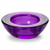 Eastland Chunky Tealight Candle Holder Purple Set of 12 - thumbnail number 1
