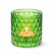 Richland Green Chunky Honeycomb Glass Votive & Tealight Holder Set of 12 - thumbnail number 3