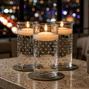 Richland Cylinder Vase Dotted Swiss Small - thumbnail number 7