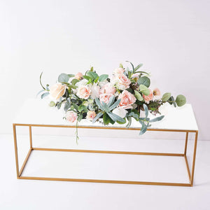 White Acrylic 32"x11" Plexiglass Sheets – 2-Pack Rectangular Side Plates with Protective Film