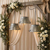 Tuscan 11" Olive Tub Zinc Lampshade - thumbnail number 2