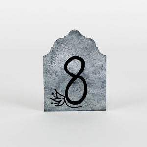 12 Chalkboard Easel Place Cards Zinc