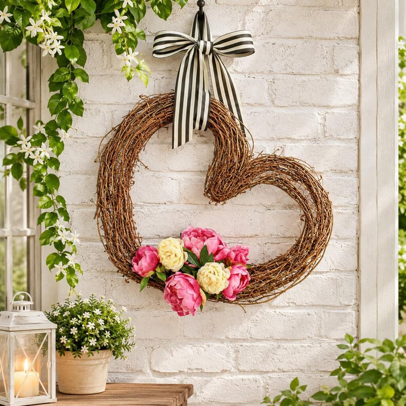 Handmade Large 26" Grapevine Heart Wreath - thumbnail number 6