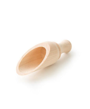 Natural Wood Scoops 3.5" Pack of 10