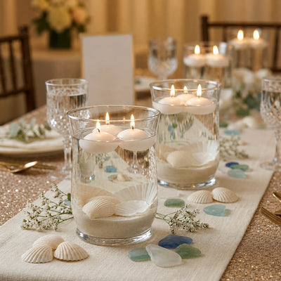 Natural Scallop Shells Pearl White Pack of 50 - thumbnail number 7