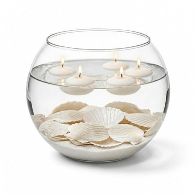 Natural Scallop Shells Pearl White Pack of 50 - thumbnail number 3
