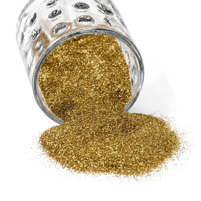 German Glass Glitter Gold 1 lb. bag