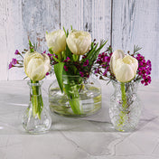 Richland Glass Bud Vase Clear Pineapple - thumbnail number 2