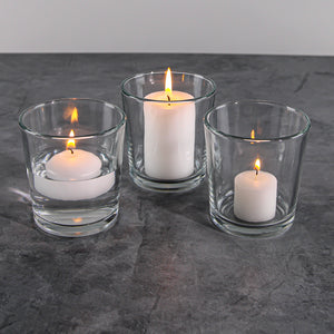 Richland Pillar Candle 2"x3" White Set of 40