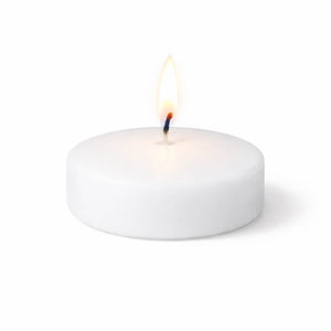 Richland Floating Candles 3" White Set of 24